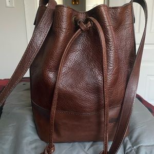 Buffalo Jackson Madison Leather Bucket Bag